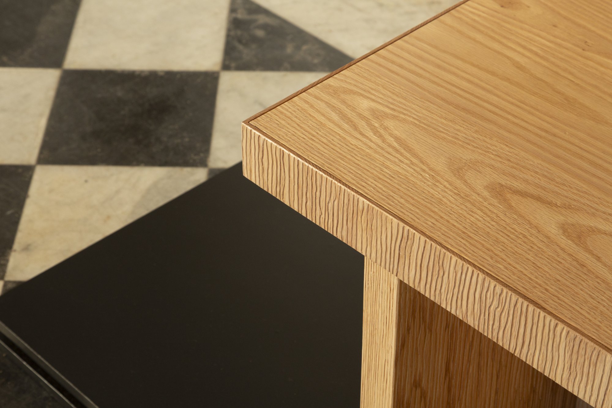 Kibou Bedside detail of carved surface