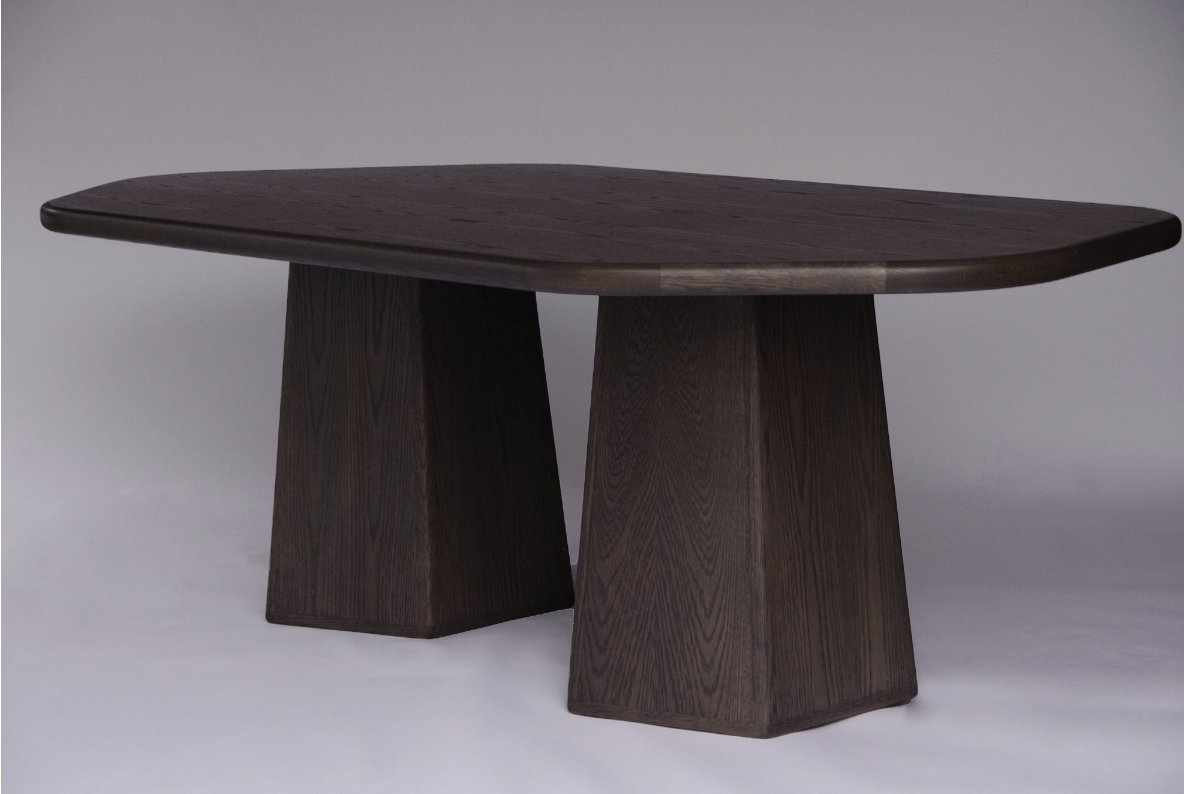 Olearia Dining Table top surface detail