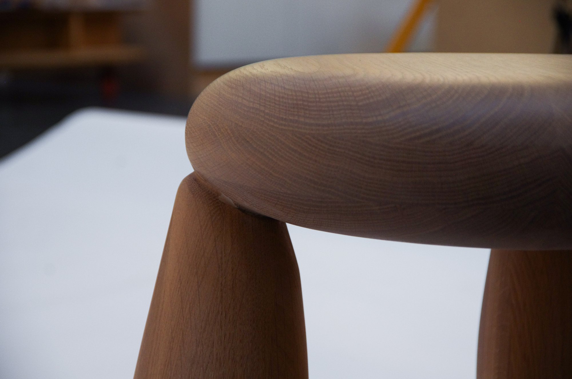 Puff Stool in a gallery setting